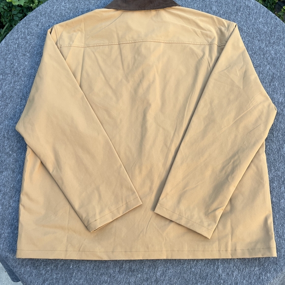 Goodfellow & Co Men's Tan Workwear Jacket with Contrast Corduroy Collar - Picture 2 of 6